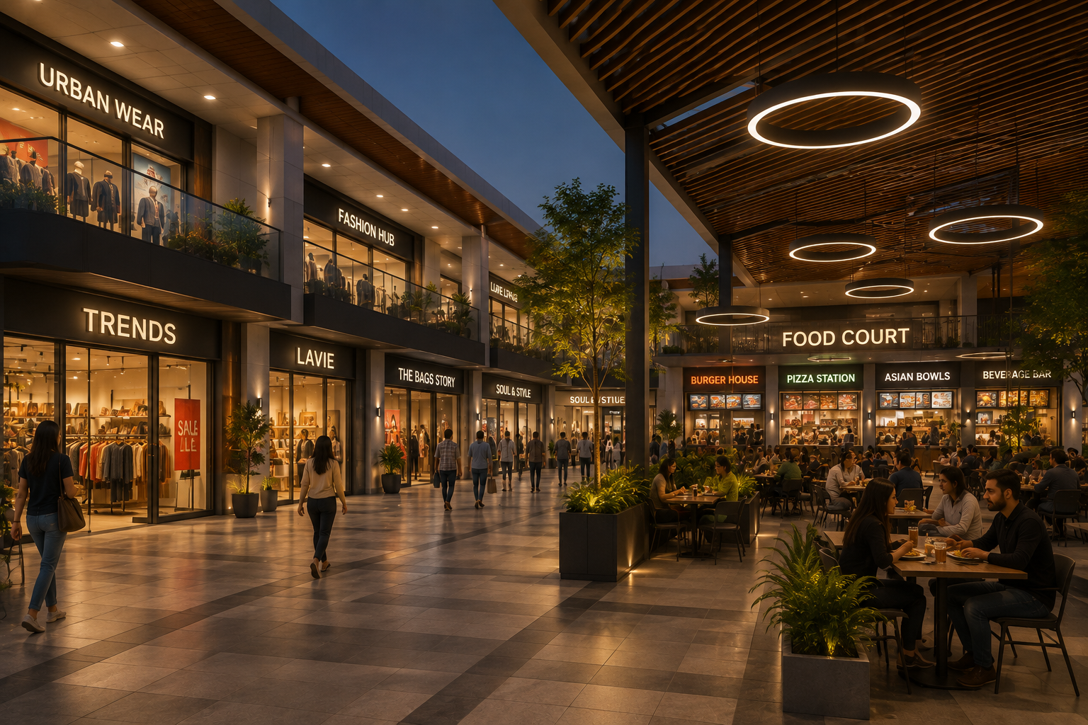 Retail and Food Court