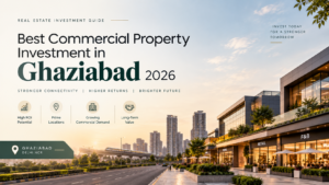 Best commercial property investment in Ghaziabad 2026 with modern retail and office spaces